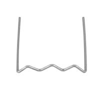 Akozon 100pcs Agrafes de Soudure, 0.6mm 3 types disponibles Acier Inoxydable Staples Soudeur d'agrafes pour Voitures en Plastique Réparation de Soudure (S)