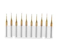 Akozon 10pcs Fraise en Bout Coat Tungsten Carbure 3 1.175mmx0.6mm