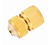 Akozon Adaptateur de Tuyau à Connecteur Rapide, 1/2 Pouces, en Alliage plaqué Laiton, Léger, Résistant au Raccord de Robinet de Tuyau d'irrigation de Jardin