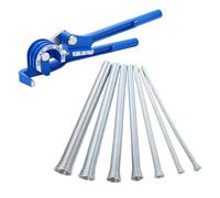 Akozon Cintreuse de Tubes 3 en 1, Diamètre Extérieur1/4 Po 5/16 Po 3/8, | Cintreuse de Tuyaux à Ressort 7 Pièces pour Aluminium, Laiton, Cuivre, Kit D'outils Portatifs Légers