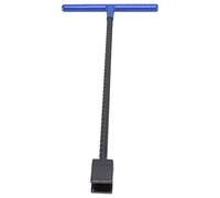 Akozon e Compteur d'eau, Outil Utilitaire à 4 Voies, Poignée en T en Acier e Bordure pour Arrêt de Vanne, Plomberie, Arroseur, Boîte de Compteur de Gaz, Armoire, Ascenseur (BLUE)