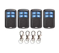 Akozon Commande sans Fil de Porte de Garage Ouvre-porte de Garage À Distance Duplicateur à Distance Universel 433,92 MHz 4 Canaux ABS Copie Clonage avec Batterie Intégrée