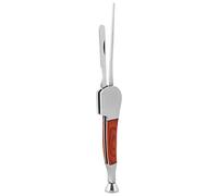 Akozon Couteau à Outil pour Pipe à Tabac 3 en 1 en Acier Inoxydable, Outil de Nettoyage Multifonction, Essentiel pour l'entretien des Pipes, pour les Utilisateurs de