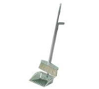 Akozon Ensemble Balai et Pelle à Poussière avec Manche, Outil de (GREEN) | Acier inoxydable robuste et plastique PP, idéal pour le nettoyage des sols de la cuisine, du bureau et du hall.