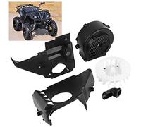 Akozon Ensemble de Refroidissement de Carénage de Couvercle de Ventilateur de Moteur pour Gy6 Atv Go Kart Buggys Scooter Pièces de Moteur de Remplacement Oe