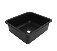 Akozon Évier de Cuisine RV en Acier Inoxydable 304 400 X 360 X 150 Mm | Lavabo à Main en Acier Inoxydable de qualité 304, Sortie de Vidange Encastrée de 40 Mm, Utilisation en Caravane,