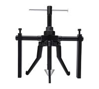 Akozon Extracteur roulement 3 mâchoires 25 85mm Acier Carbone | Bras de Levier de 120 Mm pour Engrenages à Douilles avec Mâchoires Réversibles et Construction en Acier traité Thermiquement