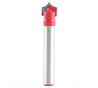 Akozon Fraise à Rainurer V à Bois 6mm Shank 3D CNC Gravure V Groove Aiguille Astuce Routeur (8mm)