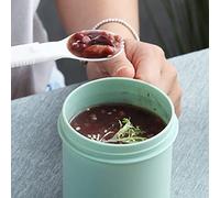 Akozon Gobelet Isotherme Portable 500ML avec Couvercle et Cuillère pour | Récipient à soupe isolé compact en PP, pot alimentaire thermique pour le déjeuner au travail ou à l\'école