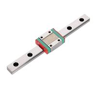 Akozon Guide Linéaire du Rail, LML12B Guide Linéaire Coulissant Avec Bloc de Guidage pour Imprimante 3D(150mm)