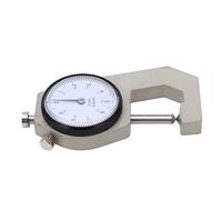 Akozon Jauge d'épaisseur 0 20 Mm avec Affichage de Pointeur à échelle Claire Micromètre d'épaisseur Portable pour Tube de Tissu Métallique Mesure de Plaque de Cuir et Haute Précision 0,1 Mm (Tête