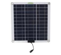 Akozon Kit de Batterie Solaire 200w, Haute efficacité, Monocristallin, avec Prise Obd, pour Voiture, Camping-car, Bateau, Camping en Plein Air, Portable, étanche