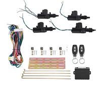 Akozon Kit de Verrouillage centralisé 12 V, Portée de la Télécommande de | Système D'entrée sans oîtier ABS, Systèmes de Portière 12V, Déverrouillage de Coffre, 433,92 MHz, Sortie Clignotant