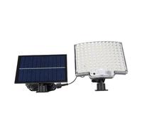 Akozon Lampe Solaire d'extérieur à 118 Led, avec Capteur de Mouvement divisé, Télécommande Ip65, éclairage de sécurité Mural pour Cour, Patio, Jardin
