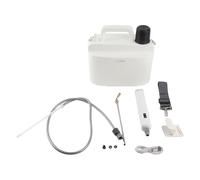 Akozon Lance d'arrosage de 25,4 Cm pour Pulvérisateur électrique - Tête en Cuivre et Baguette d'arrosage en Acier Inoxydable - Pulvérisation Douce et Dense pour Plantes de Jardin, Fleurs de (White