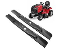 Akozon Lot de 2 Lames de Tondeuse avec Trou en étoile Hexagonal de Remplacement pour Tondeuse à Gazon Troy Bilt T105 T107 T110 T130 T210 T1000 T1100 42 Pouces 74204308 74204308A