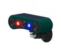 Akozon Lumière Stroboscopique Solaire avec Alarme de Capteur de Mouvement 5 Détection 8M Sirène 129Db Ip55 pour la Maison Extérieure Ferme Cour sécurité Antivol Répulsif pour Animaux