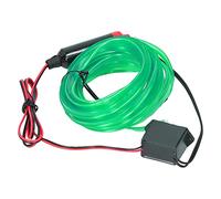 Akozon Lumières de Bande de LED, 5 m / 16.4ft Auto LED Bande Allume-Cigare entraînement Lumineux ambiant Voiture lumière intérieure DC 12 V Voiture éclairage intérieur(Vert)