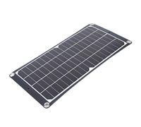 Akozon Panneau Solaire 20W, Extérieur Léger | Monocristallin, sortie 5 V, Ip65, adapté au cyclisme, au camping, à la randonnée