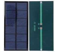 Akozon Panneau Solaire en Silicium Cristallin 1 W 3 V pour Bricolage Extérieur Panneau de Cellules Solaires Portable Léger Compact pour Lampes de Jardin Charge de Batterie