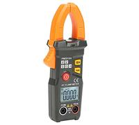 Akozon PEAKMETER PM2016A Multimètre à Pince Numérique 6000 Comptes Ampèremètre de Tension Ca Cc Ohm Hz Mètre avec Rétro-éclairage Maintien des Données Mise Hors Tension Automatique (PM2016A)