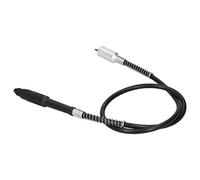 Akozon Perceuse électrique Arbre Flexible 3.2Mm Mandrin 1.1M pour Outils 8000-12000 Tr/min Poignée en Acier au Carbone Haute Vitesse Filetage M19 X 2Mm