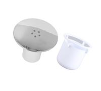 Akozon Plateau de Couvercle de Vidange de Douche, Couvercle de Siphon de Douche, Couvercle de Trou de Bouchon de Piège à Déchets, Traitement au Chromate de Remplacement, Débit Rapide