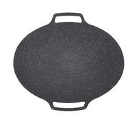 Akozon Poêle Ronde, Double Poignée, Alliage D'aluminium, Antiadhésif, | Compatible avec les cuisinières au butane, au gaz, à induction et électriques, poêle de cuisson légère et polyvalente