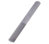 Akozon râpe en acier, 4 en 1 Lime à râpe plate en acier de 8 po / 200 mm Outil de travail à bois demi-rond pour menuiserie