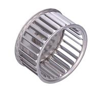 Akozon Roue de Ventilateur Centrifuge Multi-ailes 4 Pouces 96x48x8mm Moteur de Ventilateur en Tôle Galvanisée pour Accessoires d'outils électriques Roue de Vent de Direction avec Fixation à Vis