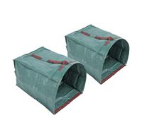 Akozon Sac à Déchets de Jardin 200L Conception Anti-perforation | Capacité spacieuse de 200 L, revêtement, Multifonctionnel pour la cour, Idéal pour les tâches de jardinage