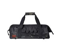 Akozon Sac à Outils de Camping de Grande capacité avec Fond Robuste - Sac d'équipement de 41,9 Cm pour le Camping en Plein Air, la Construction et le Rangement Quotidien - Tissu Ox 1050D avec (BLACK)