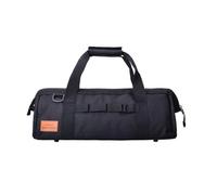 Akozon Sac à Outils de Camping de Grande capacité avec Fond Robuste - Sac d'équipement de 41,9 Cm pour le Camping en Plein Air, la Construction et le Rangement Quotidien - Tissu Ox 1050D avec (noir