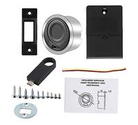 Akozon Serrure à Empreinte Digitale à Semi-conducteur pour Armoires, Tiroirs, Armoires, sécurité d'entrée sans vec Modes Manuels Automatiques, Durée de Vie de la Batterie, Alerte de Faible