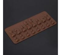 Akozon Silicone pour Décoration de Gâteau DIY, Moules à Chocolat, Résistant à la Chaleur, de qualité Alimentaire, Antiadhésif et sans BPA, Passe au Four, au -ondes, au Congélateur