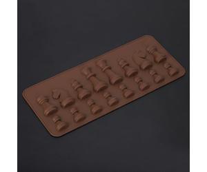 Akozon Silicone pour Décoration de Gâteau DIY, Moules à Chocolat, Résistant à la Chaleur, de qualité Alimentaire, Antiadhésif et sans BPA, Passe au Four, au -ondes, au Congélateur