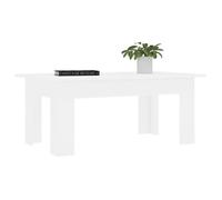 Akozon Table basse Blanc 100x60x42 cm Bois d'ingénierie - 7891450415673