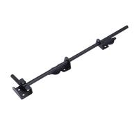 Akozon Tige de Chute Robuste de 18 Pouces pour Butée de Portes de Portail, Acier Résistant aux Intempéries, Porte de Clôture Enduite de Poudre Noire pour Portes Métalliques en Bois, sécurité