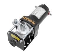 Akozon Treuil électrique 12V pour Véhicules Tout-terrain, capacité de | Forte torsion, construction en acier, rouille, remorque de remorquage, contrôleur inclus