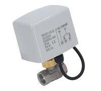 Akozon Valve en Acier Inoxydable Dn15 1/2 Pouces, Moteur Synchrone à 3 Fils avec Interrupteur de Fin de Course 220 V pour Systèmes d'automatisation de Bâtiment CVC, économie d'énergie, Antirouille