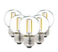 AKSPET AGIPS Lampes Basse Tension 5pcs LED 12V-24V DC AC 1W E26 E27 COB Lampe de Filament COB G40 White White 2700K LED Lampe Basse Tension rétro Edison Edison 12V Ampoules Ampoules domestiques