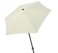 Aktive Aluminium Hexagonal Pole Height Uv Protect Parasol 270 Cm 38 Mm 240 Cm Beige