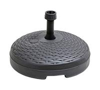 Base Parapluie Résine Simil Ratan Ø45x15 Cm. 20 Litres Anthracite
