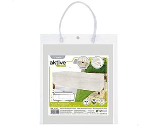 AKTIVE 61509 - Housse de Table de Jardin Imperméable, Housse de Protection pour Mobilier de Jardin, Housses pour Meubles de Terrasse 240X130X60cm, Housse de Mobilier de Jardin Extérieur