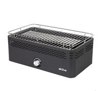 Aktive Smokeless Rectangular Barbecue Argenté 42 x 23 cm