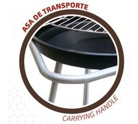 Aktive Support de parasol circulaire anthracite 25-48 mm