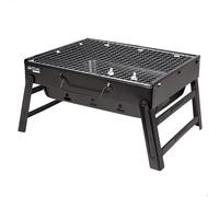 Aktive Barbecue Portable Pliable Rectangulaire Noir 40x28x20 Cm