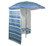 AKTIVE, Bleu et vert, 210 cm x 195-205 cm, Rayures
