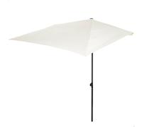 AKTIVE Garden Parasol mural rectangulaire 160 x 100 cm, UV50, design rectangulaire, pour jardin, terrasse, balcon, extérieur (62513)