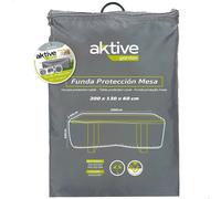 Housse de protection - Aktive Garden - 200x130x60 cm - Résistant au soleil - Ajustement parfait - Gris